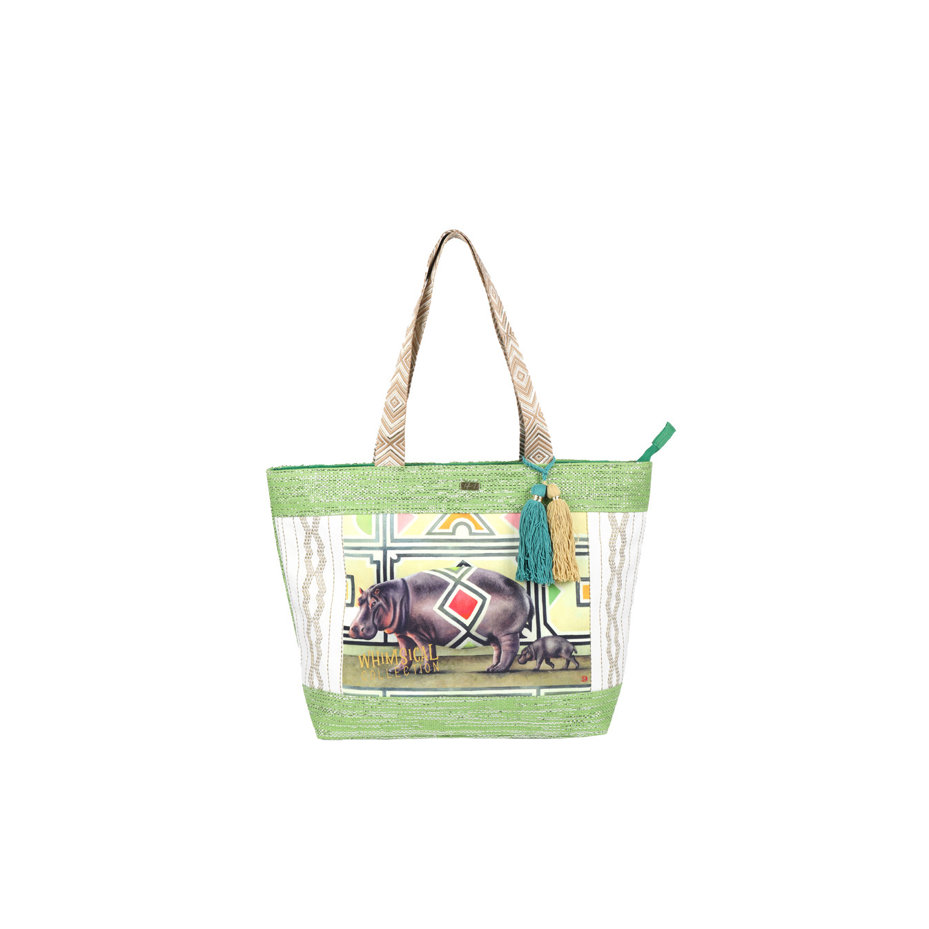 Whimsical Collection Bombax Costatum Panier En Papier Hippo'