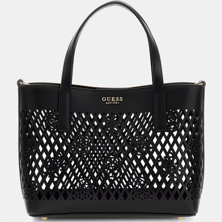 Guess Letty Mini Shopping Bag and Pouch 2-in-1 Black