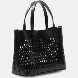 Guess Letty Mini Shopping Bag and Pouch 2-in-1 Black