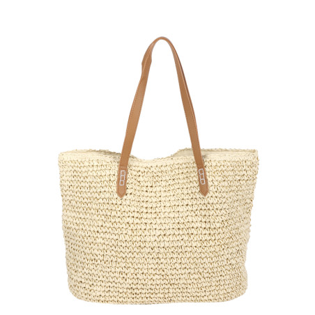 Les Tropéziennes NAV-TZ-01 Basket with Lemon Motifs Natural