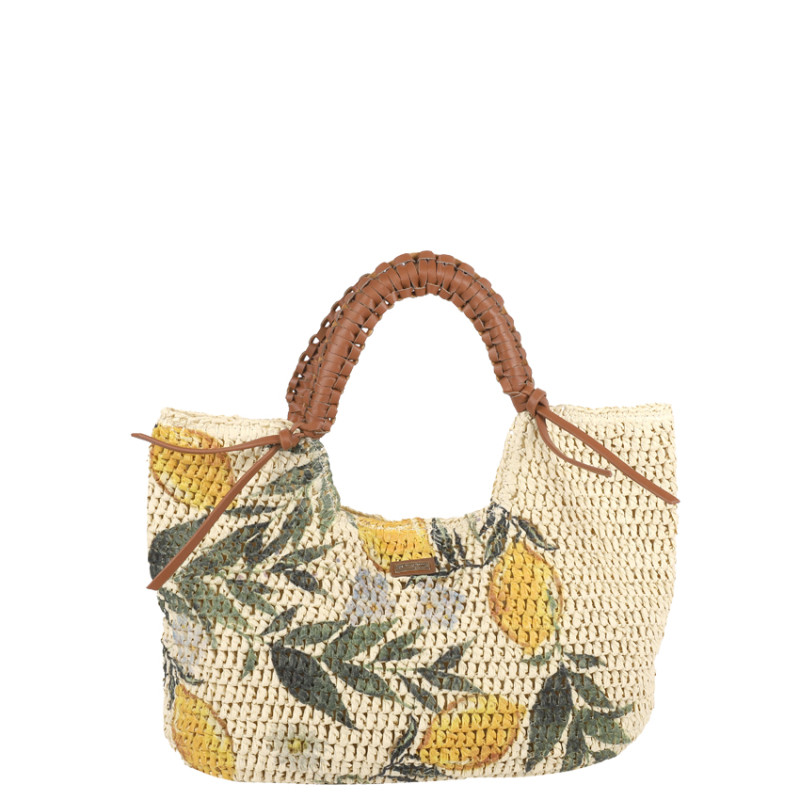 Les Tropéziennes NAV-TZ-02 Handbag Basket Natural