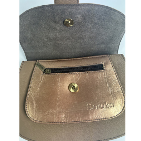 Soruka Violet The Taupe Satchel