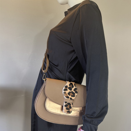 Soruka Violet The Taupe Satchel