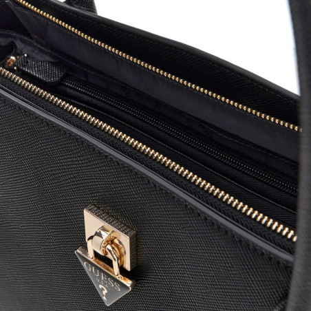 Guess Patsie Sac Shopper Black ouvert