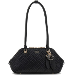 Guess Sally Sac Hobo Matelassé Et Charms Black