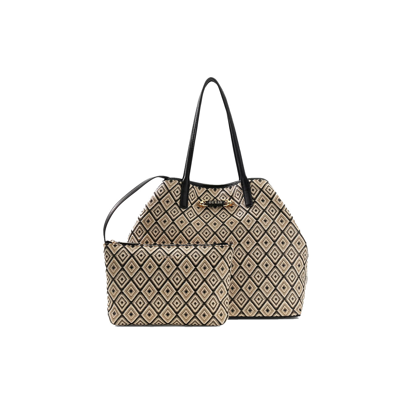 Guess Sophia Shopping Bag and Pouch 2-in-1 Black
