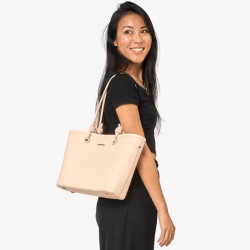 Chabrand Alice Sac Cabas Shopping 12111 Ecru