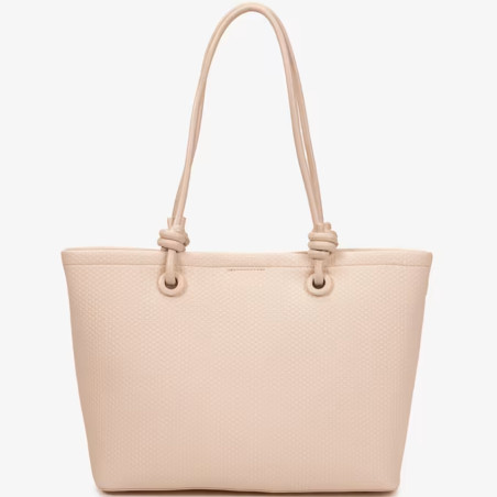Chabrand Alice Shopping Tote Bag 12111 Ecru