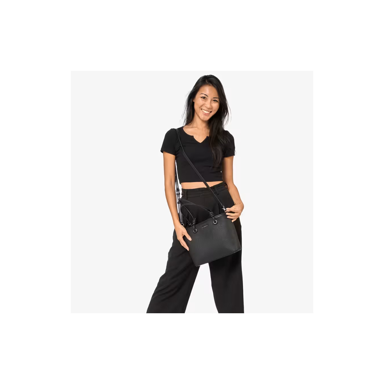 Chabrand Alice Small Tote Bag 12114 Black