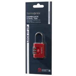 Samsonite TA Revolution TSA Luggage Lock with Red Code