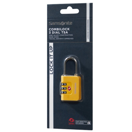 Samsonite TA Révolution Cadenas Rigide A Code TSA Yellow emballage