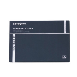 Samsonite TA Revolution Passport Holder in Grained Leather Black