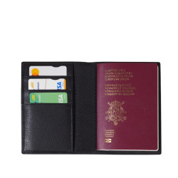 Samsonite TA Revolution Passport Holder in Grained Leather Black