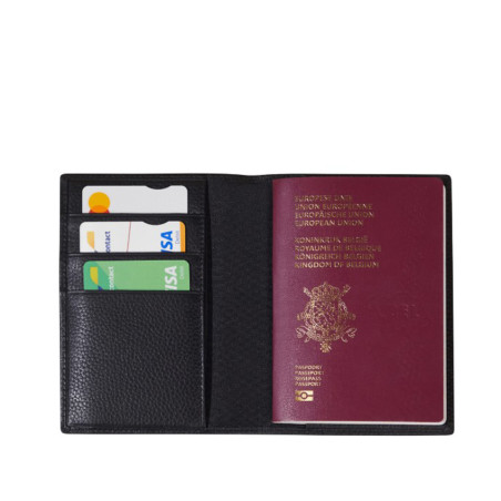 Samsonite TA Revolution Passport Holder in Grained Leather Black