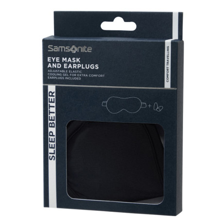 Samsonite TA Revolution Eye Mask & Earplugs Black