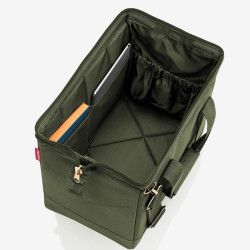 Reisenthel Travel Allrounder M Sac de Voyage Multifonctionnel Forest Gold ouvert