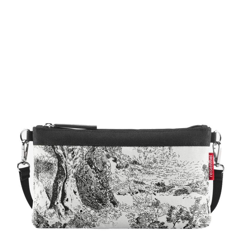 Reisenthel Mini Pouch Crossbody Bag with Grey Jacquard Patterns