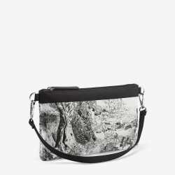 Reisenthel Mini Pouch Sac Porté Travers Aux Motifs Jacquard Grey côté