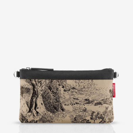 Reisenthel Mini Pouch Sac Porté Travers Aux Motifs Jacquard Brown dos