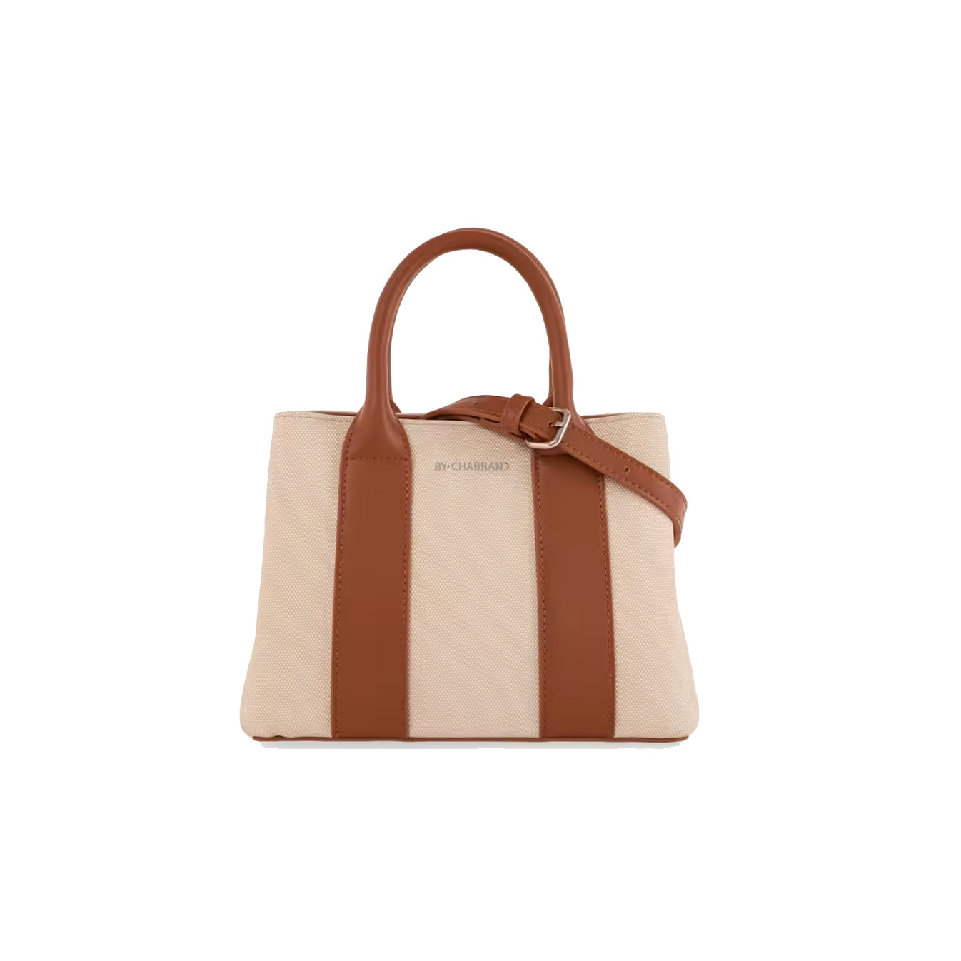 Chabrand Small Handbag La Fidéle Canvas Margaux 12624 Beige Camel