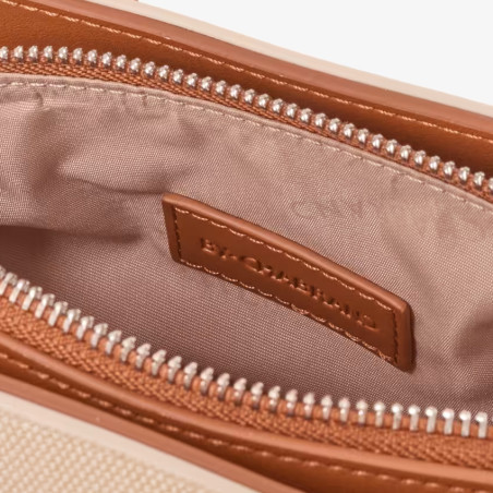 Chabrand Small Handbag La Fidéle Canvas Margaux 12624 Beige Camel