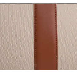 Chabrand Small Handbag La Fidéle Canvas Margaux 12624 Beige Camel