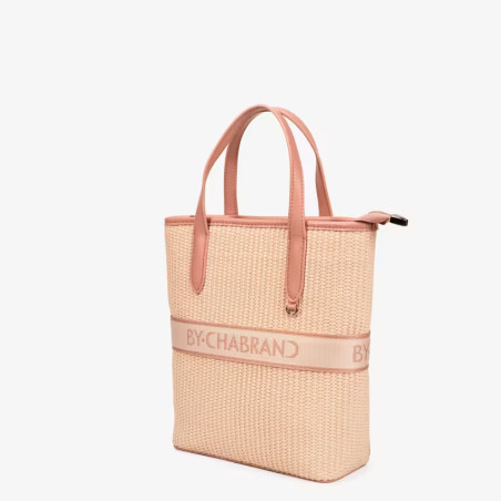 Chabrand Emilie Straw Handbag 11804 Rose