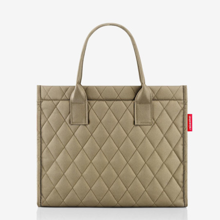 Reisenthel Daily Large Business Bag with Rhombus Olive Shoulder Strap