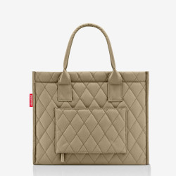 Reisenthel Daily Large Business Bag with Rhombus Olive Shoulder Strap