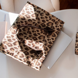 Reisenthel Daily Large Business Bag with Leopard Strap
