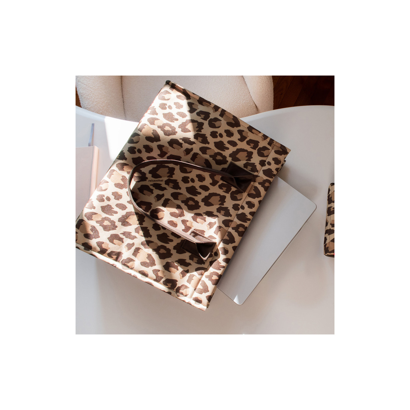 Reisenthel Daily Large Business Bag with Leopard Strap