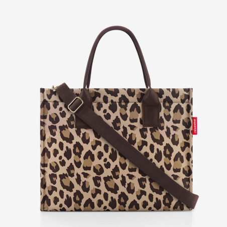 Reisenthel Daily Large Business Bag with Leopard Strap