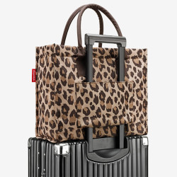 Reisenthel Daily Grand Sac Business Avec Bandoulière Léopard valise