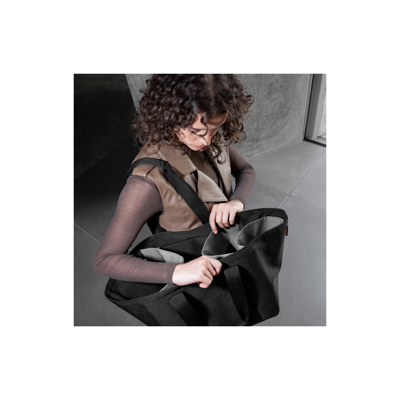 Reisenthel Marketshopper Sac Shopping Lavable Noir
