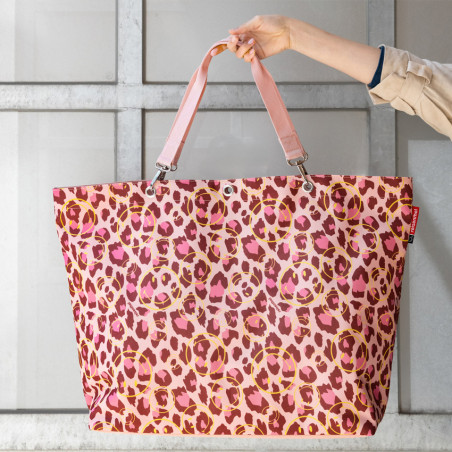 Reisenthel Shopper XL Shoulder Bag Smiley Leopard