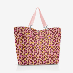 Reisenthel Shopper XL Shoulder Bag Smiley Leopard