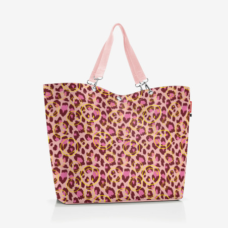 Reisenthel Shopper XL Shoulder Bag Smiley Leopard