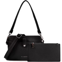 Chabrand Trolley Bag and Louise Pouch 12005 Black