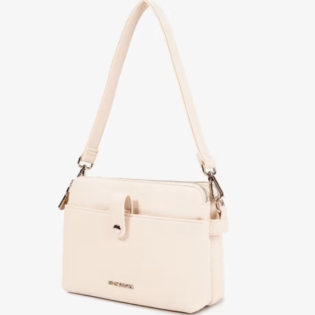 Chabrand Trolley Bag and Louise Pouch 12005 Ecru