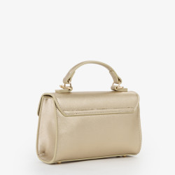 Valentino Pandia Re Small Handbag with Flap in Oro