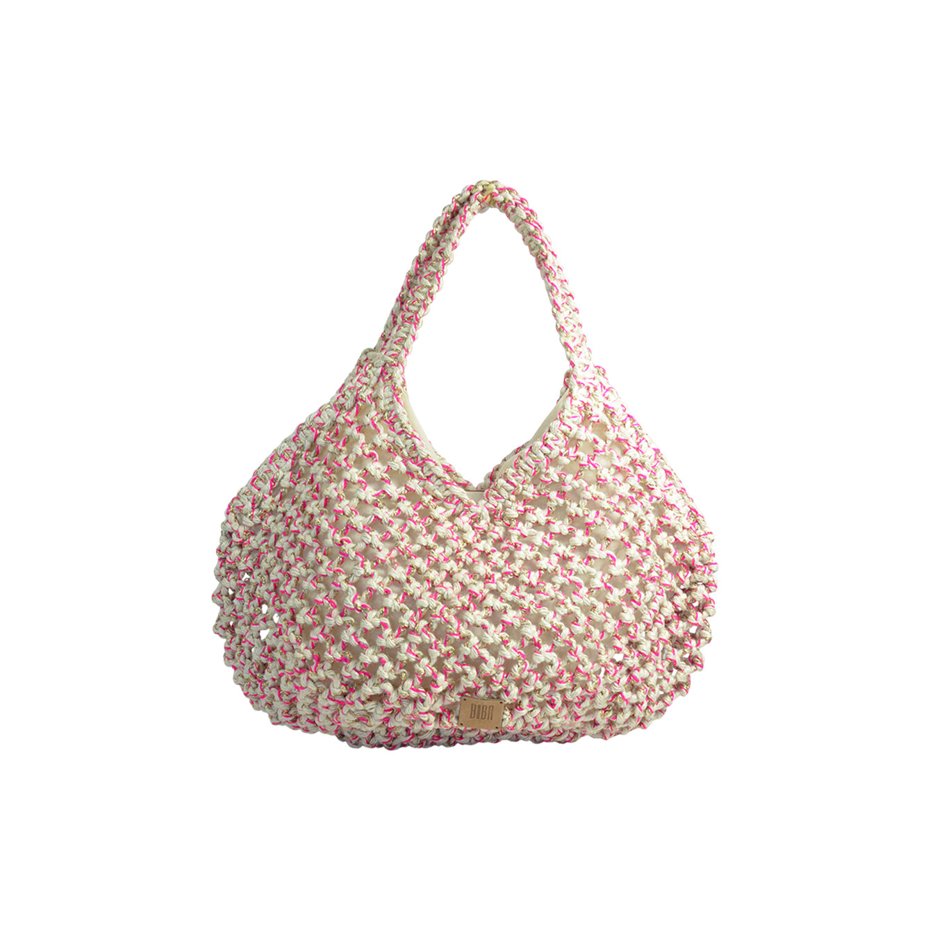 Biba Ari Tote Bag in Crochet ARI1B Fuchsia