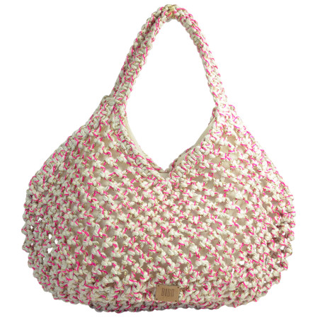 Biba Ari Tote Bag in Crochet ARI1B Fuchsia
