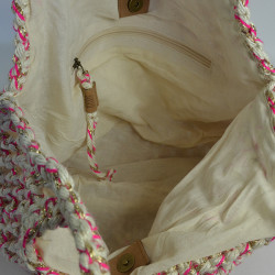 Biba Ari Tote Bag in Crochet ARI1B Fuchsia
