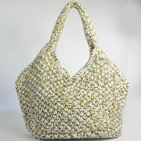 Biba Ari Sac Cabas En Crochet ARI1B Verde Agua dos