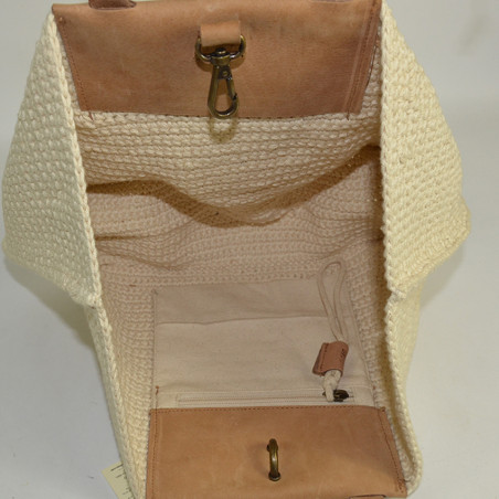 Biba Caledonia Petit Sac Cabas En Crochet CAL2B Ambar