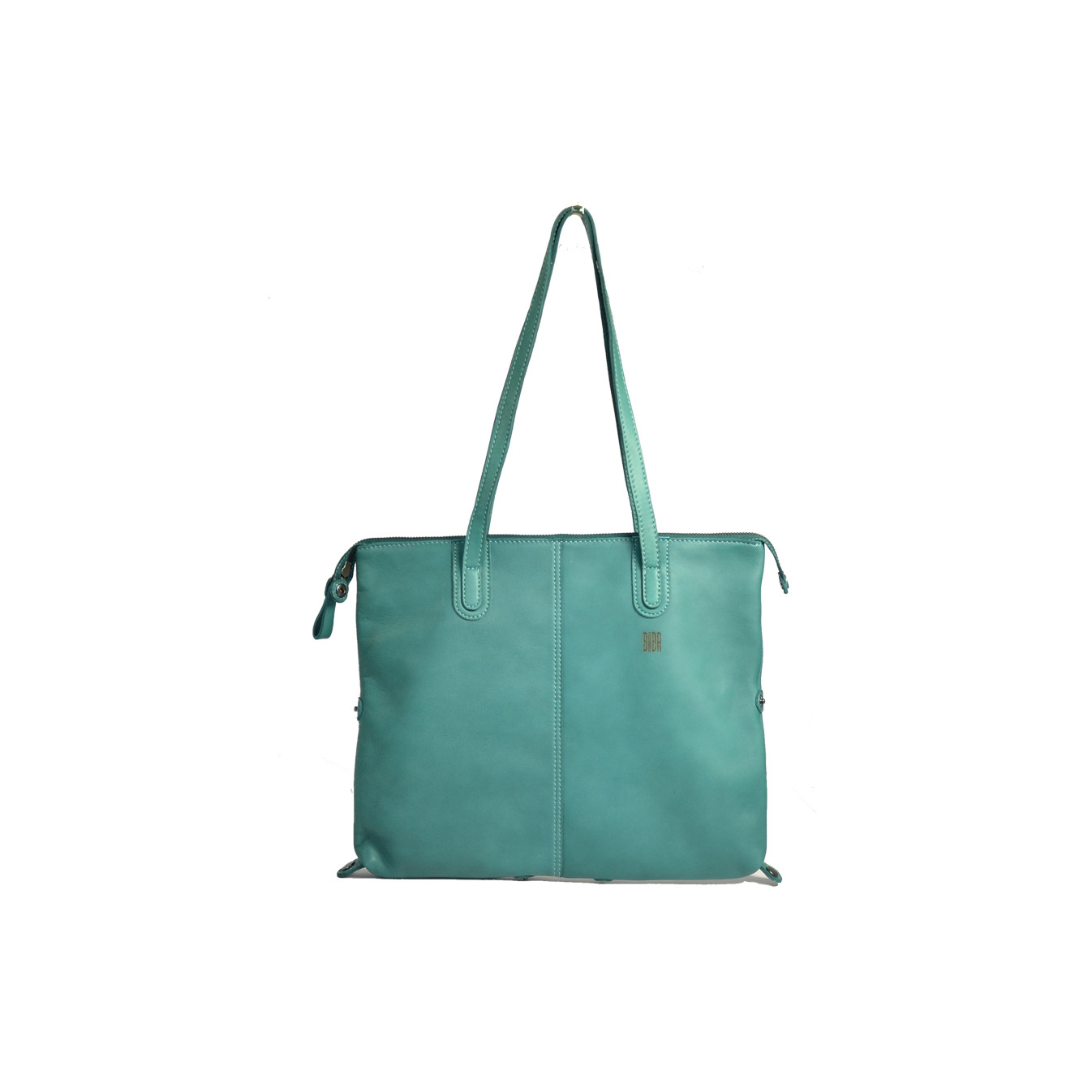 Biba Hooper Modular Shopping Bag in Leather HOP1L Verde Agua