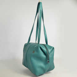 Biba Hooper Modular Shopping Bag in Leather HOP1L Verde Agua