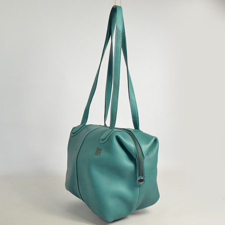 Biba Hooper Modular Shopping Bag in Leather HOP1L Verde Agua