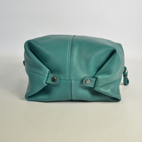 Biba Hooper Modular Shopping Bag in Leather HOP1L Verde Agua