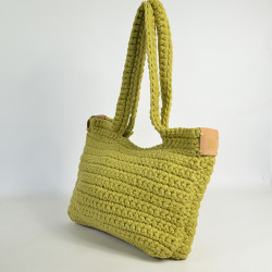 Biba Sabah Woven Cotton Bag SAB1B Pistachio